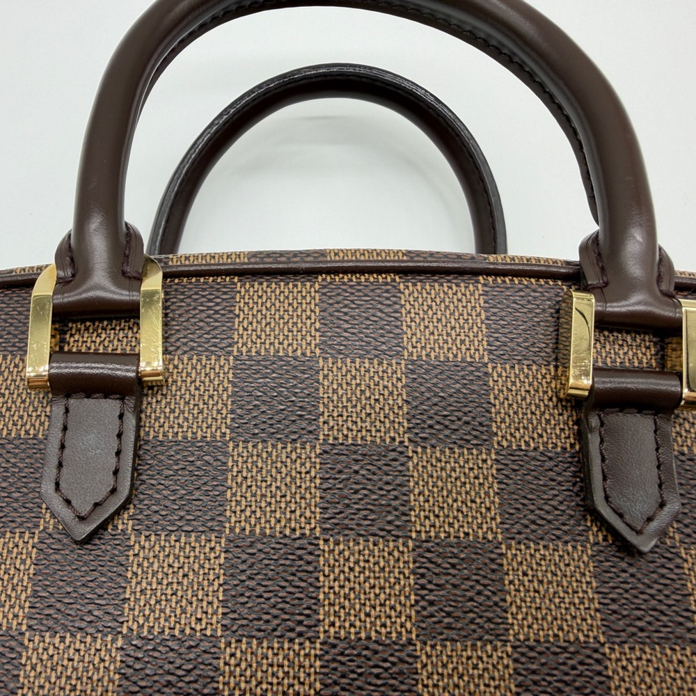 Louis Vuitton Brown Checkered Satchel - Picture 4 of 5
